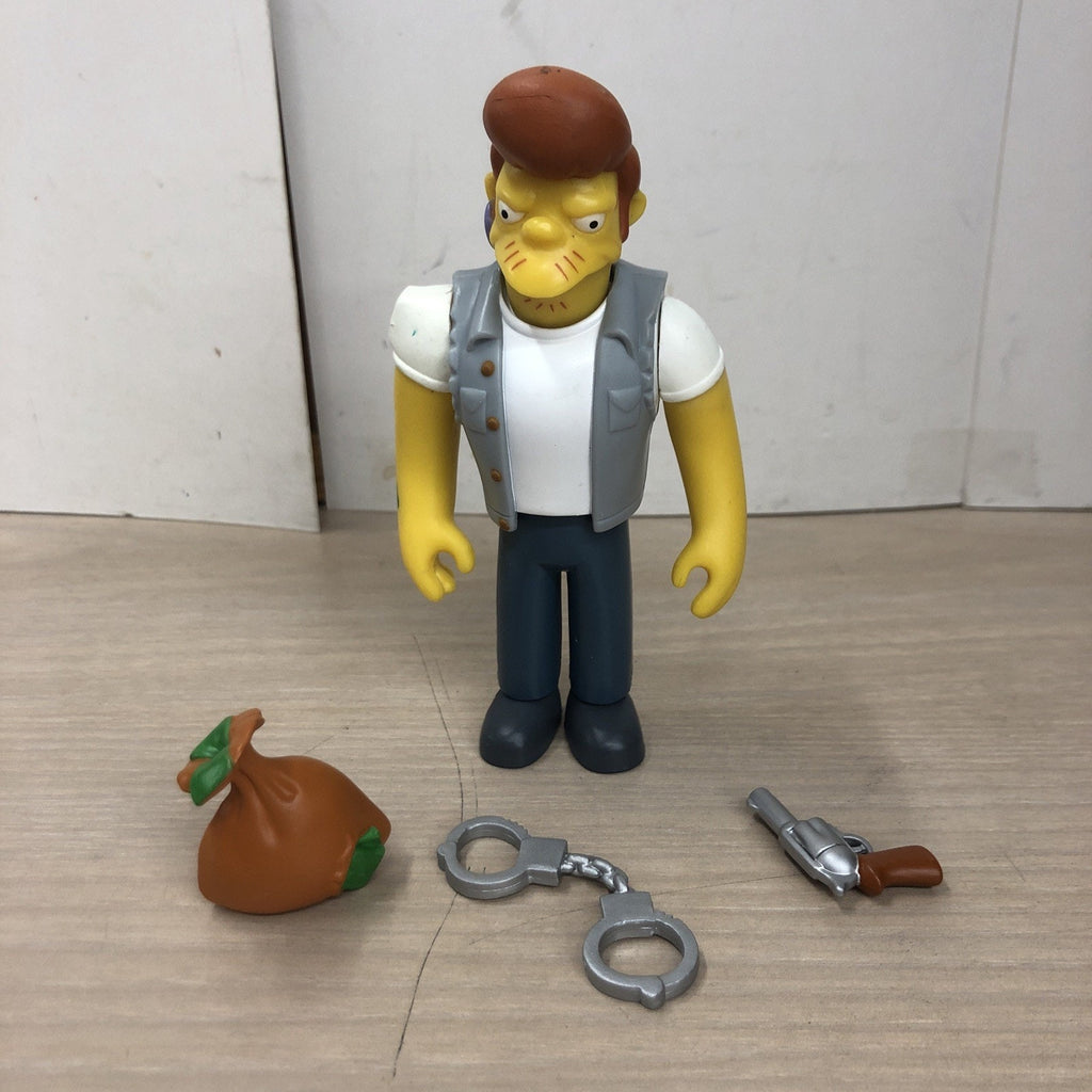 The SIMPSONS world of springfield SNAKE JAILBIRD Playmates LOOSE COMPLETE