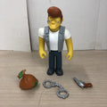 The SIMPSONS world of springfield SNAKE JAILBIRD Playmates LOOSE COMPLETE