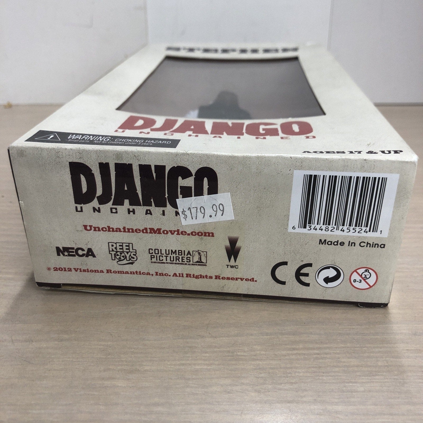 Django Unchained 8" Action Figure - Stephen -NECA Reel Toy -2012 NIB RARE