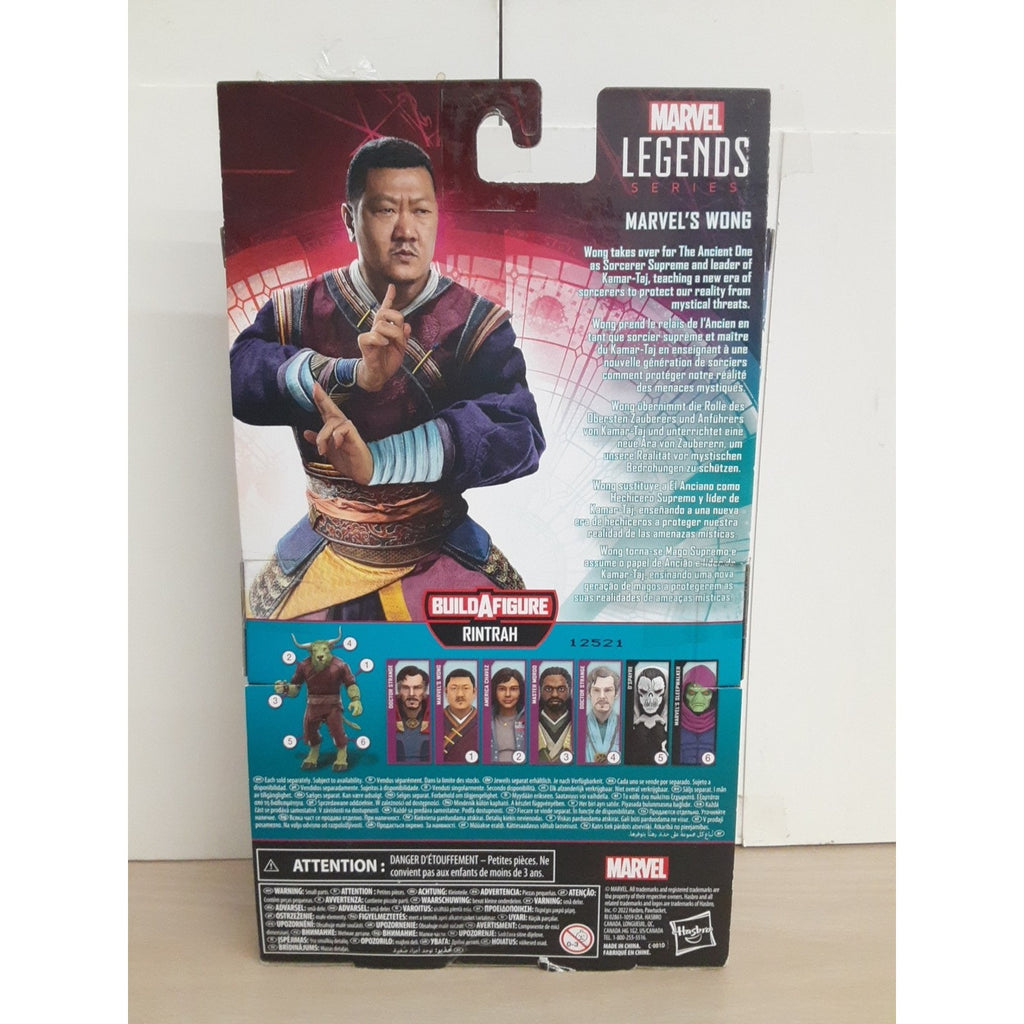 Marvel Legends Wong Dr. Strange Multiverse Madness 6" Figure Rintrah BAF Hasbro