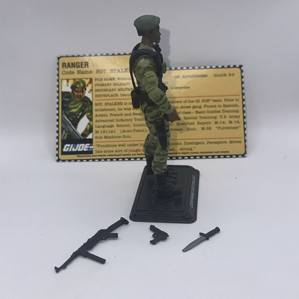 GI Joe 25th Anniversary 3.75" Sgt Stalker Ranger v9 100% Complete Action Figure