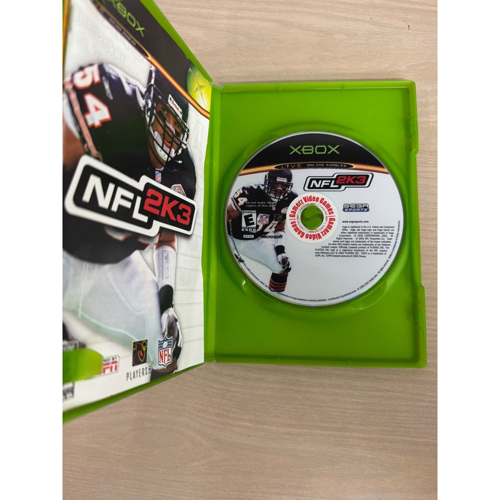 NFL 2K3 Xbox Video Game Live Online Enabled Football Multiplayer