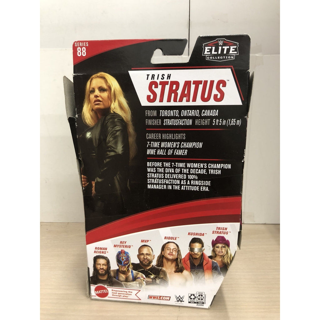 WWE Trish Stratus Signed Elite Series 88 Chase Autograph Figure PSA COA