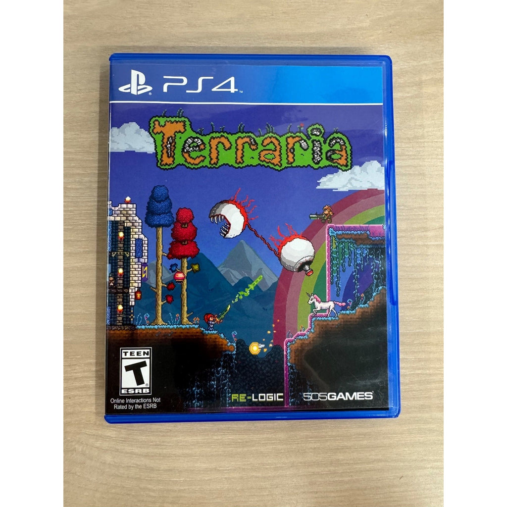 Terraria Standard Edition PS4 Video Game Sandbox Adventure Dig Build
