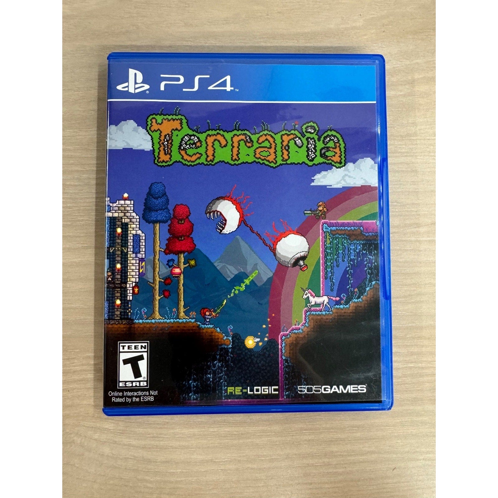 Terraria Standard Edition PS4 Video Game Sandbox Adventure Dig Build