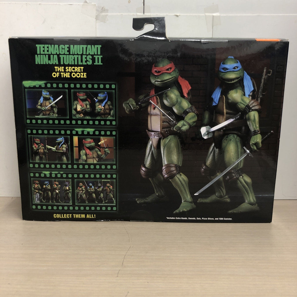 Neca TMNT Secret Of The Ooze Leonardo and Raphael 2 Pack