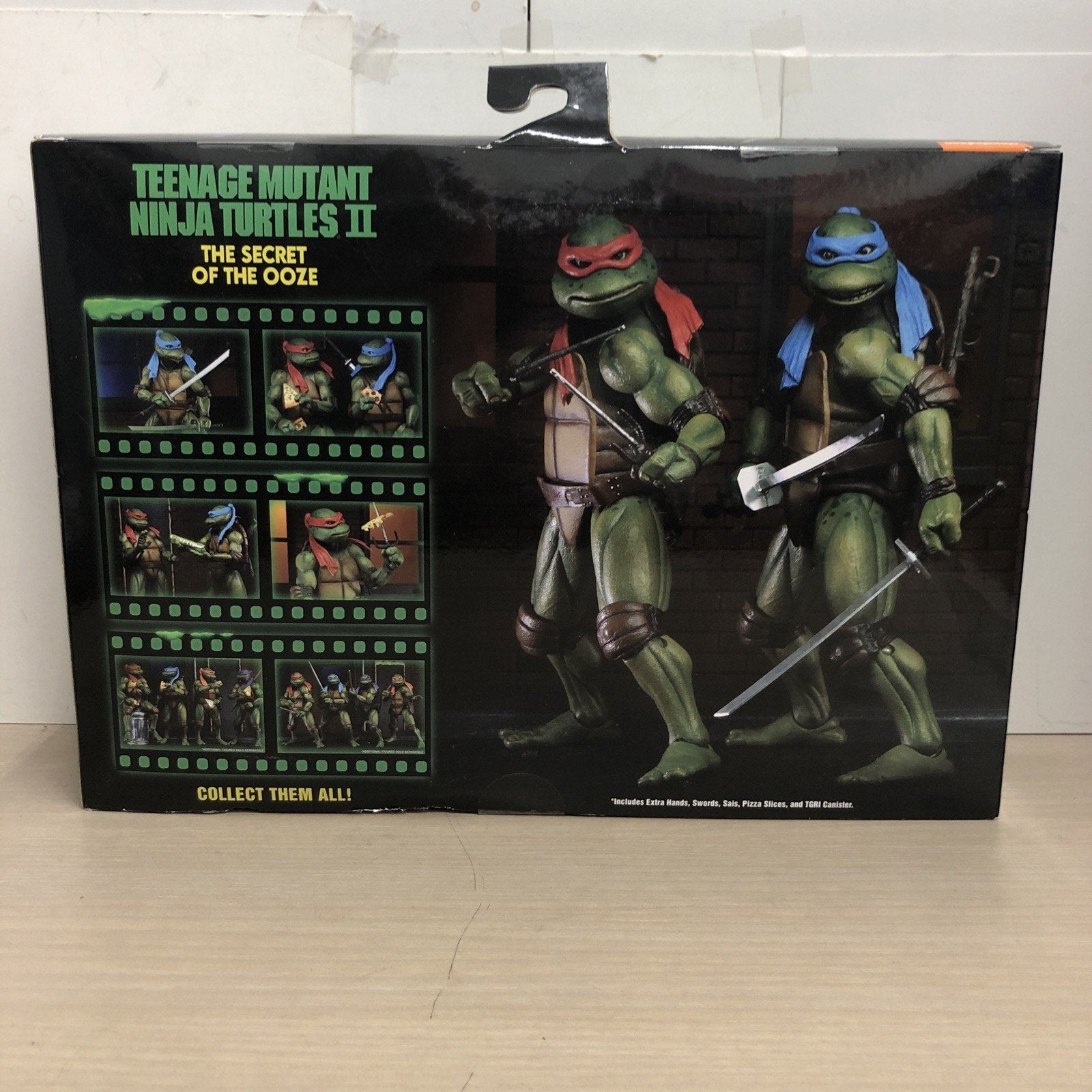 Neca TMNT Secret Of The Ooze Leonardo and Raphael 2 Pack