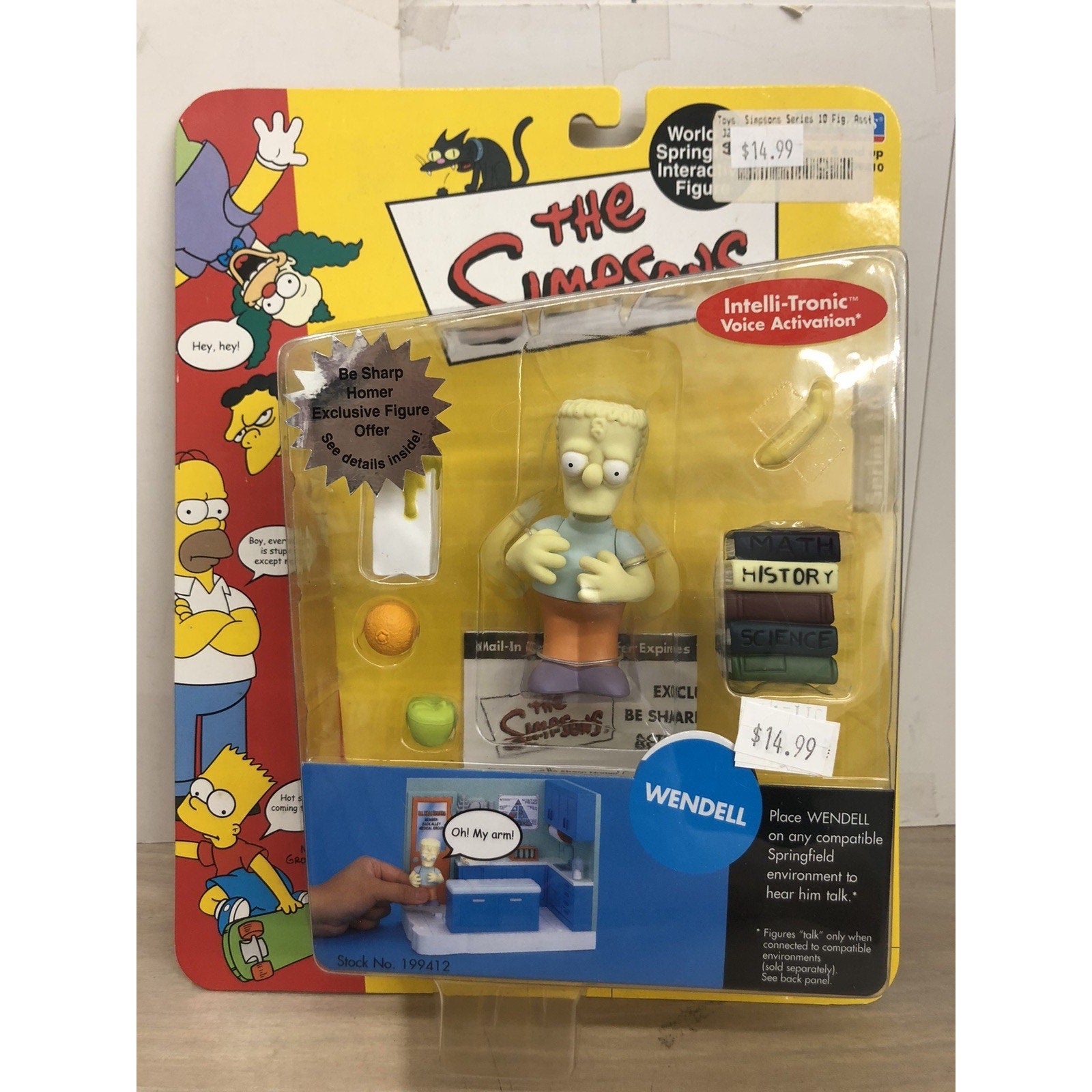 The Simpsons World Of Springfield Wendell Action Figure Playmates