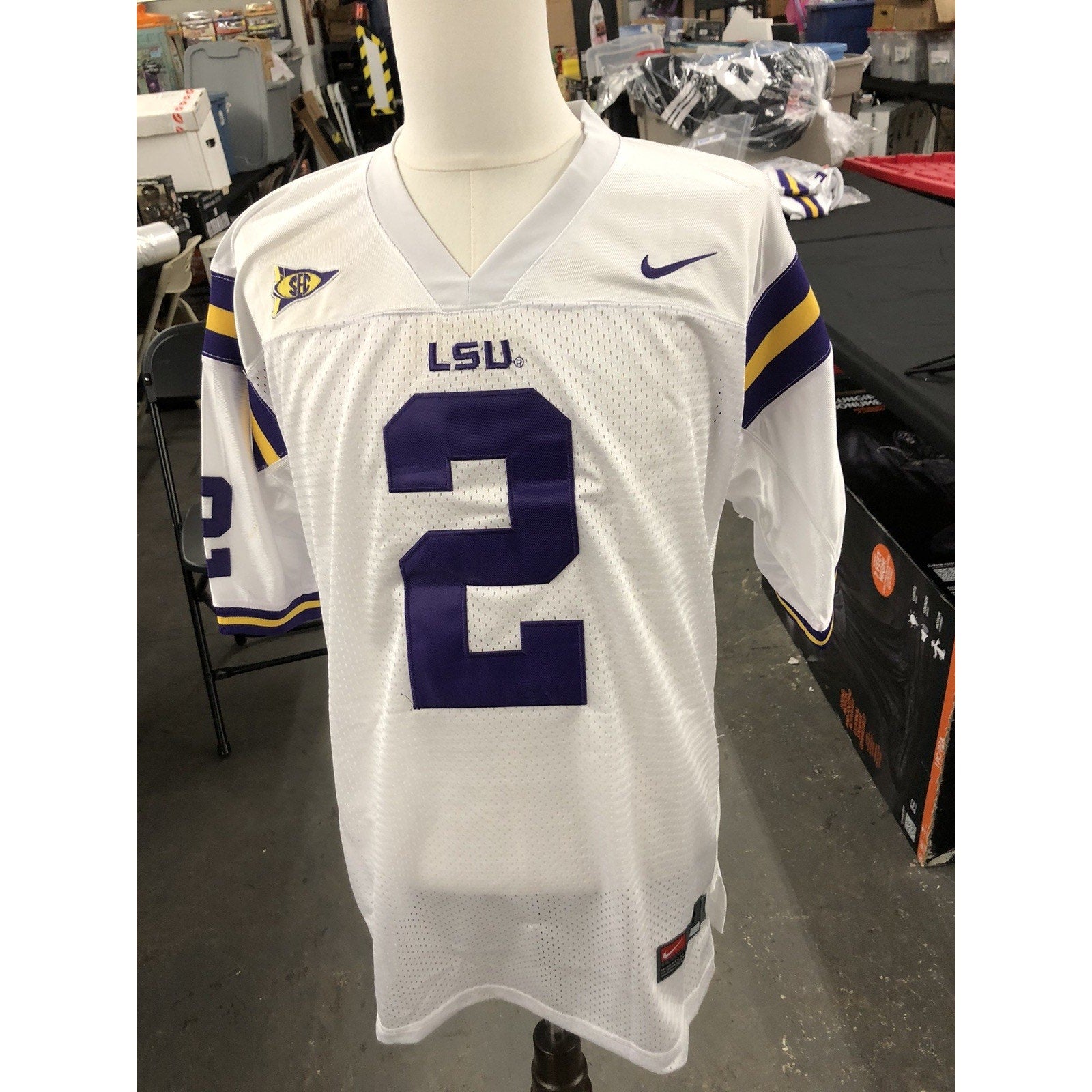 Reuben Randle Signed Jersey Autograph No COA LSU Tigers Size 52 Nike Stained