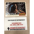 1981 The Dukes of Hazzard 'Daisy' Card SIGNED Catherine Bach! Zombie Hideout COA