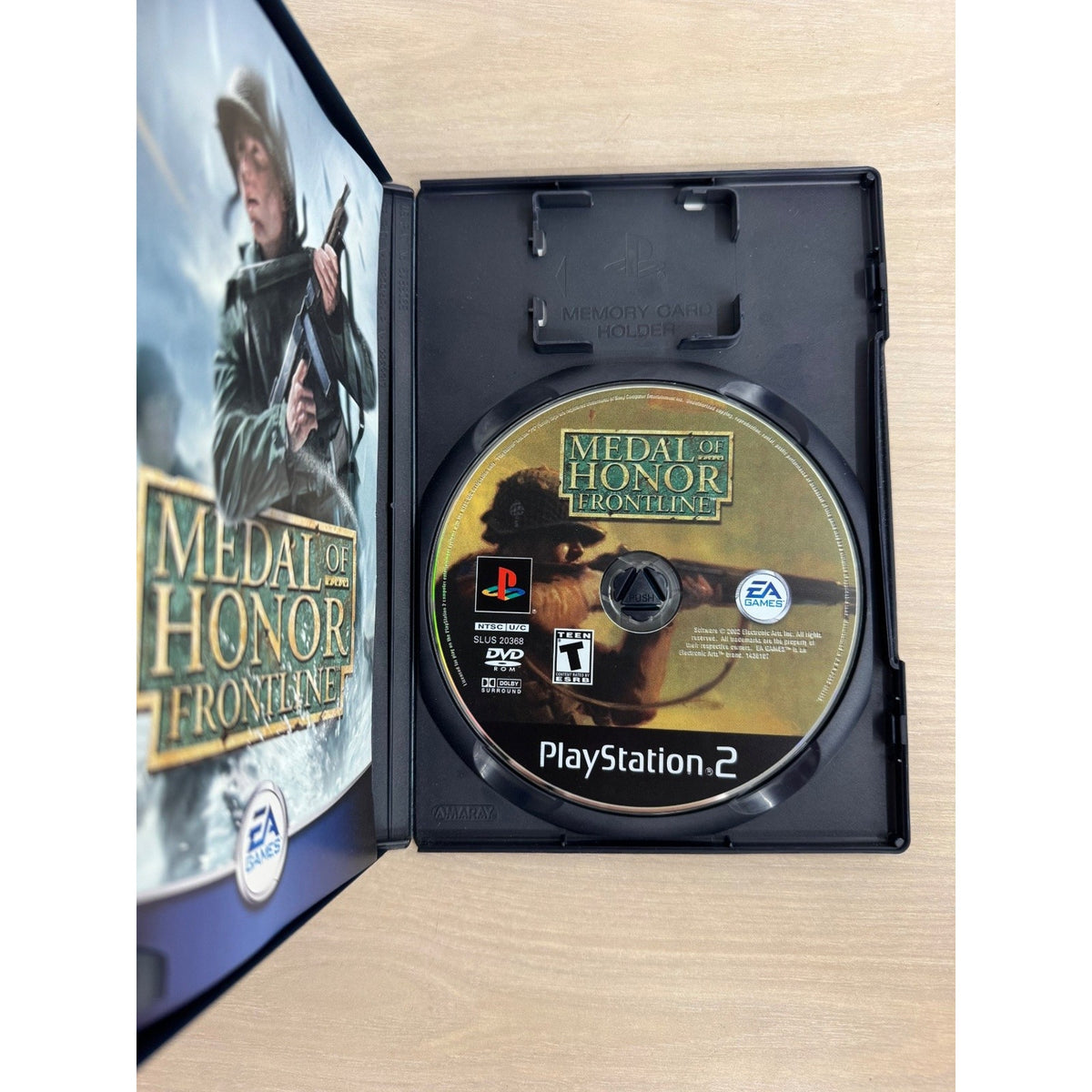 Medal of Honor Frontline PlayStation 2 PS2 Video Game WWII FPS