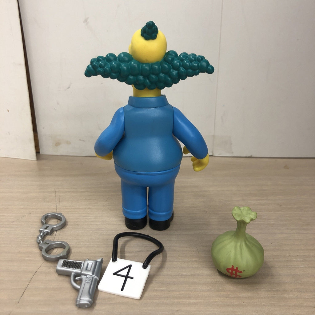 The SIMPSONS world of springfield BUSTED KRUSTY Playmates LOOSE COMPLETE