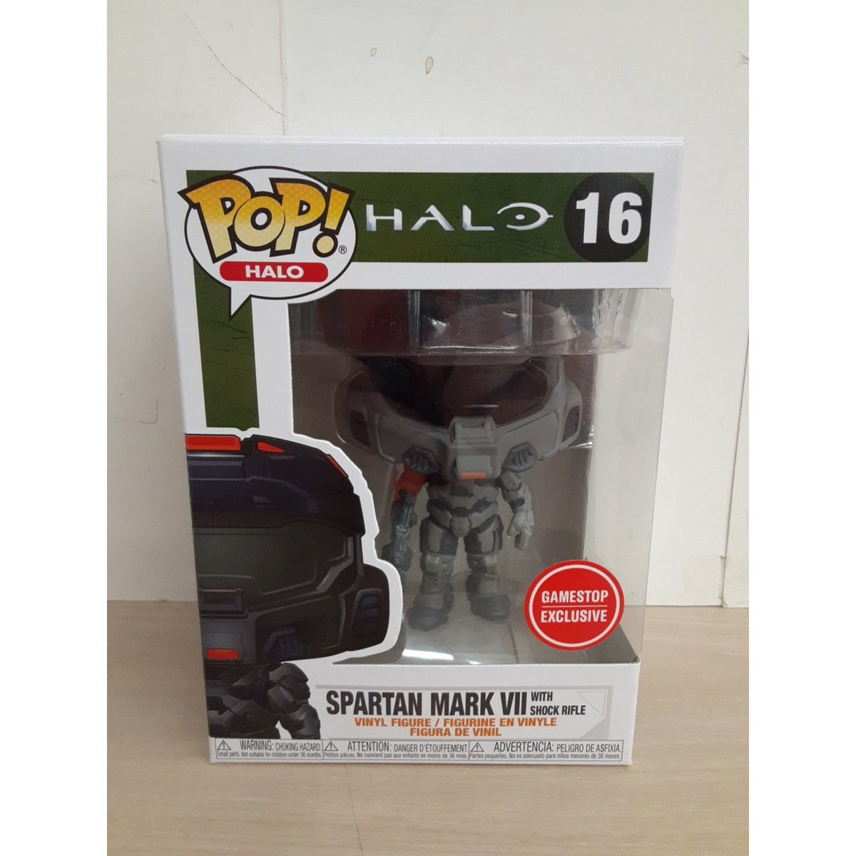 Funko Pop! Vinyl: Halo - Spartan Mark VII with Shock Rifle - GameStop...