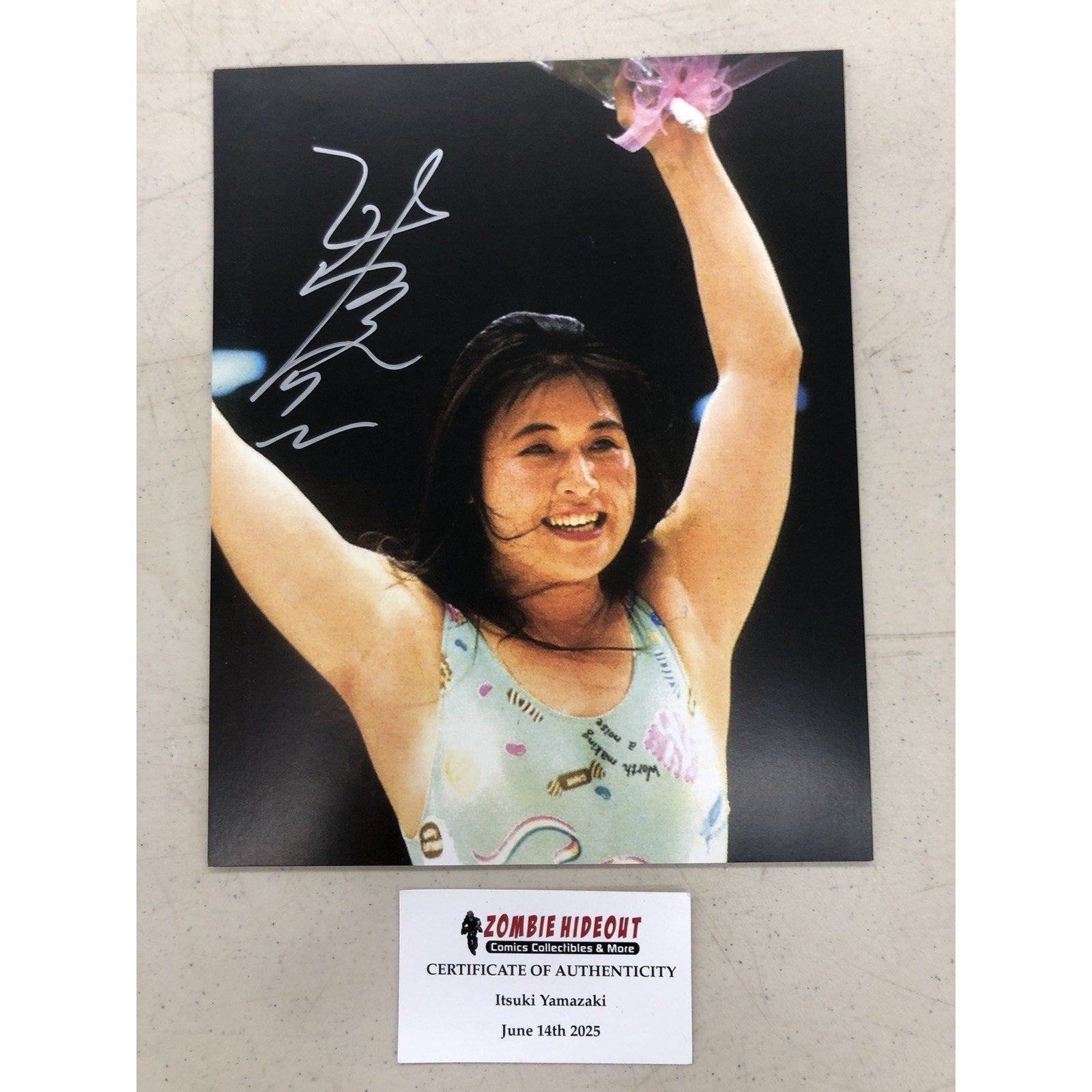 Itsuki Yamazaki Signed 8x10 Autographed WWE WWF Jumping Bomb Angels W/ Store CoA