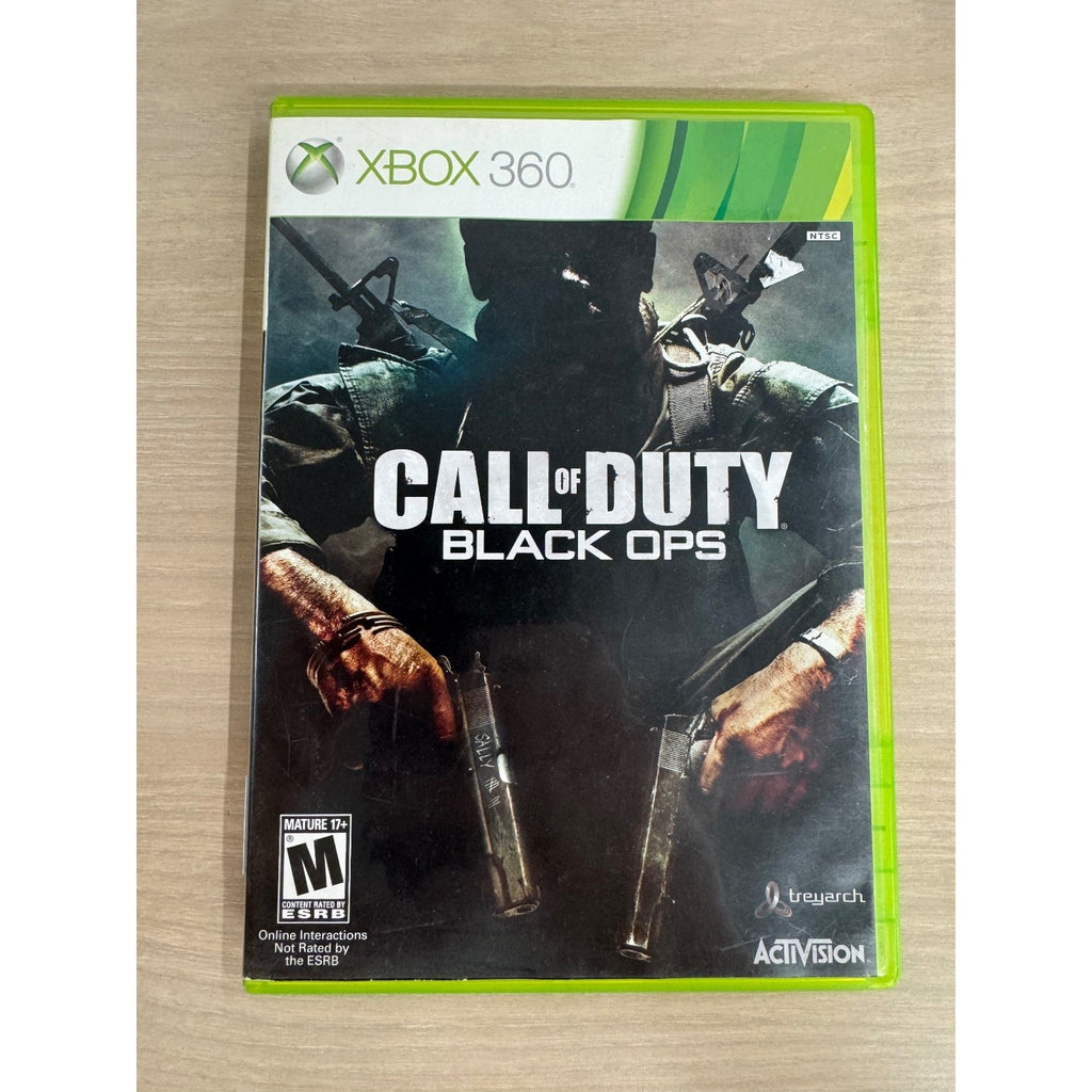 Call of Duty Black Ops Xbox 360 Video Game Multiplayer Zombies FPS