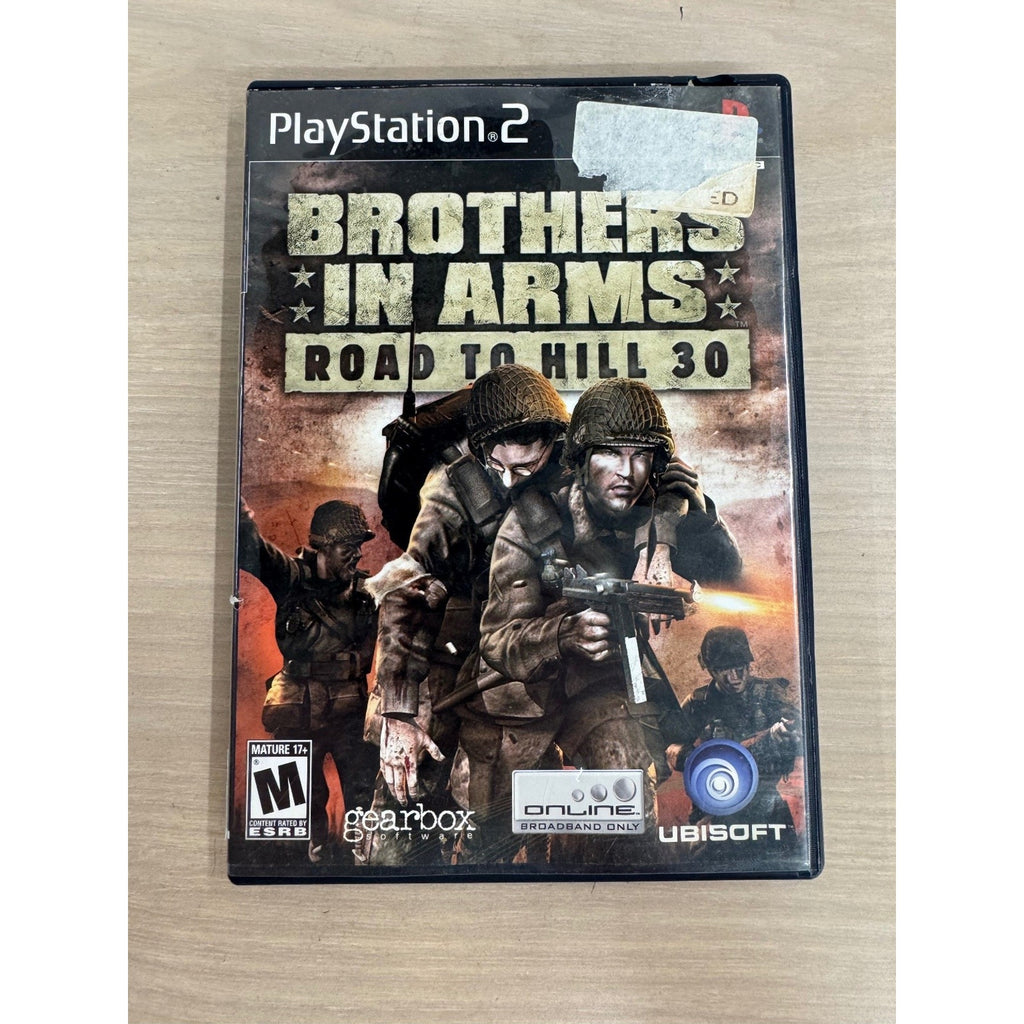 Brothers In Arms Road to Hill 30 PS2 Video Game WWII Shooter NTSC U/C