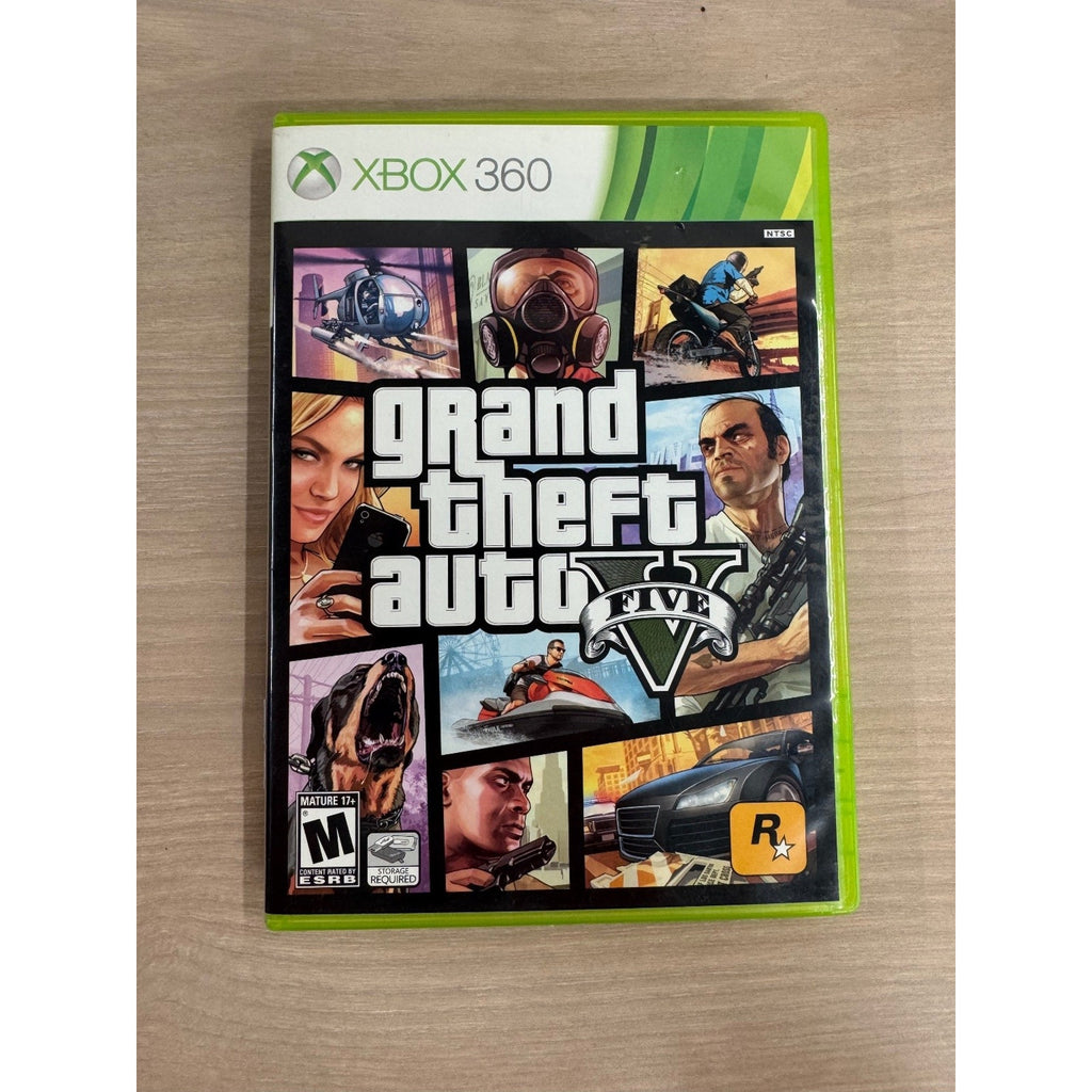 Grand Theft Auto V Xbox 360 Video Game Open World Multiplayer NTSC