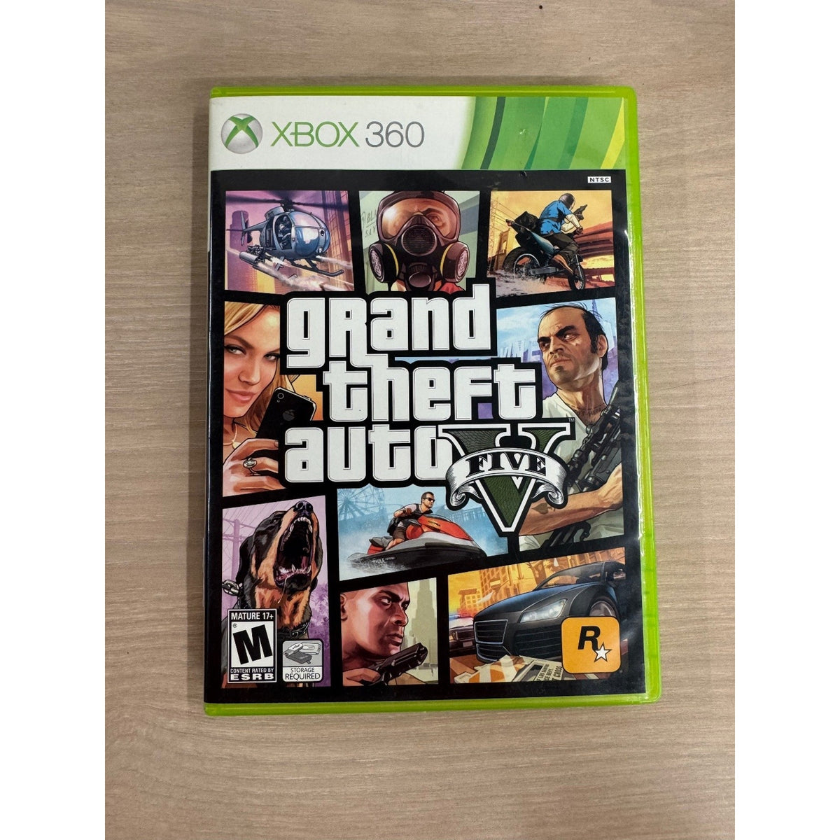 Grand Theft Auto V Xbox 360 Video Game Open World Multiplayer NTSC