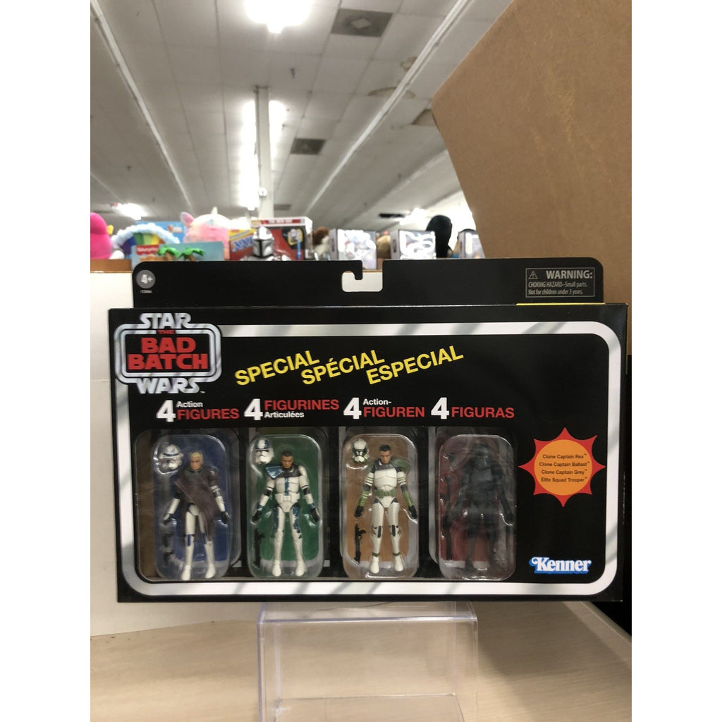 Hasbro Star Wars: The Bad Batch, Vintage Collection Action Figure (Pack of 4)
