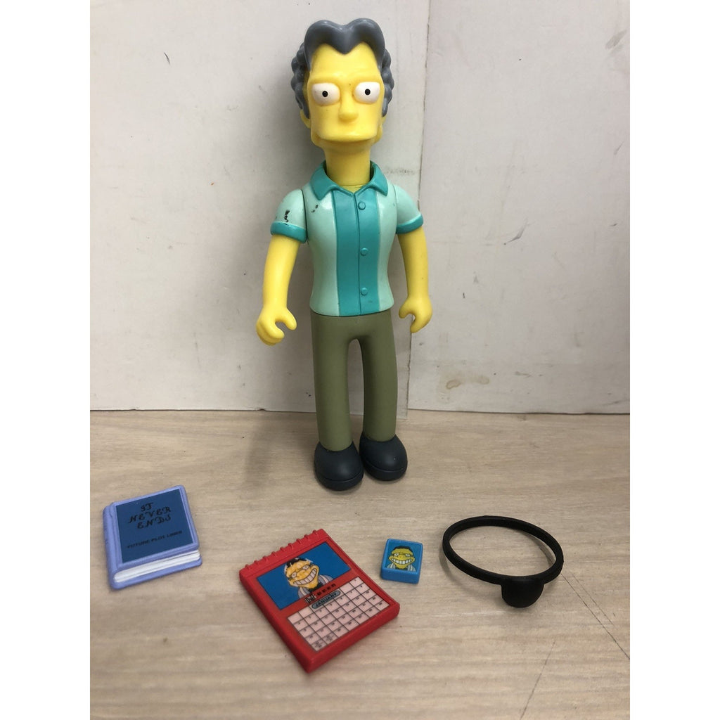 The SIMPSONS world of springfield HANDSOME MOE Playmates LOOSE COMPLETE