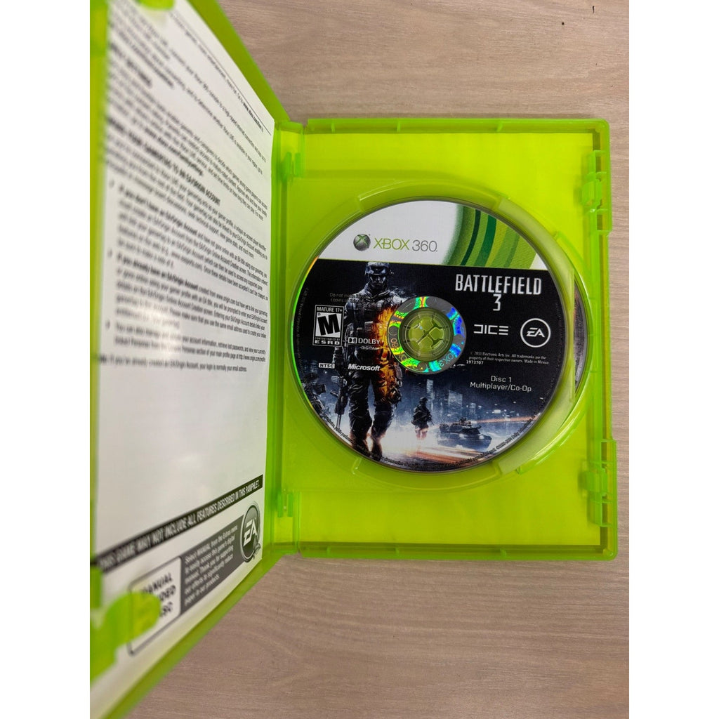 Battlefield 3 Xbox 360 Video Game FPS Multiplayer NTSC