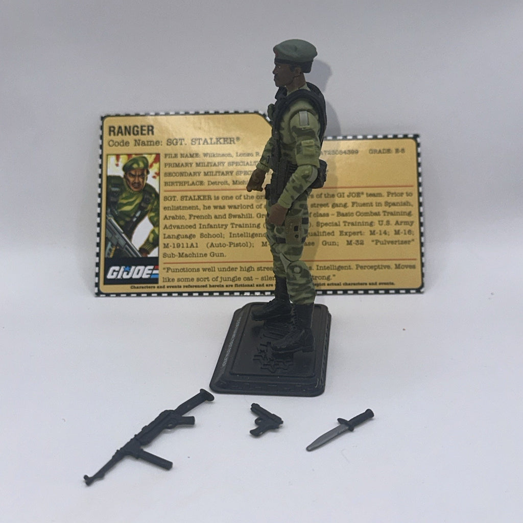 GI Joe 25th Anniversary 3.75" Sgt Stalker Ranger v9 100% Complete Action Figure