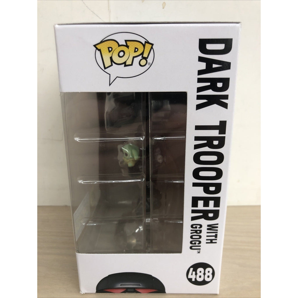 Funko Pop! Vinyl: Star Wars - Dark Trooper with Grogu - Entertainment Earth...