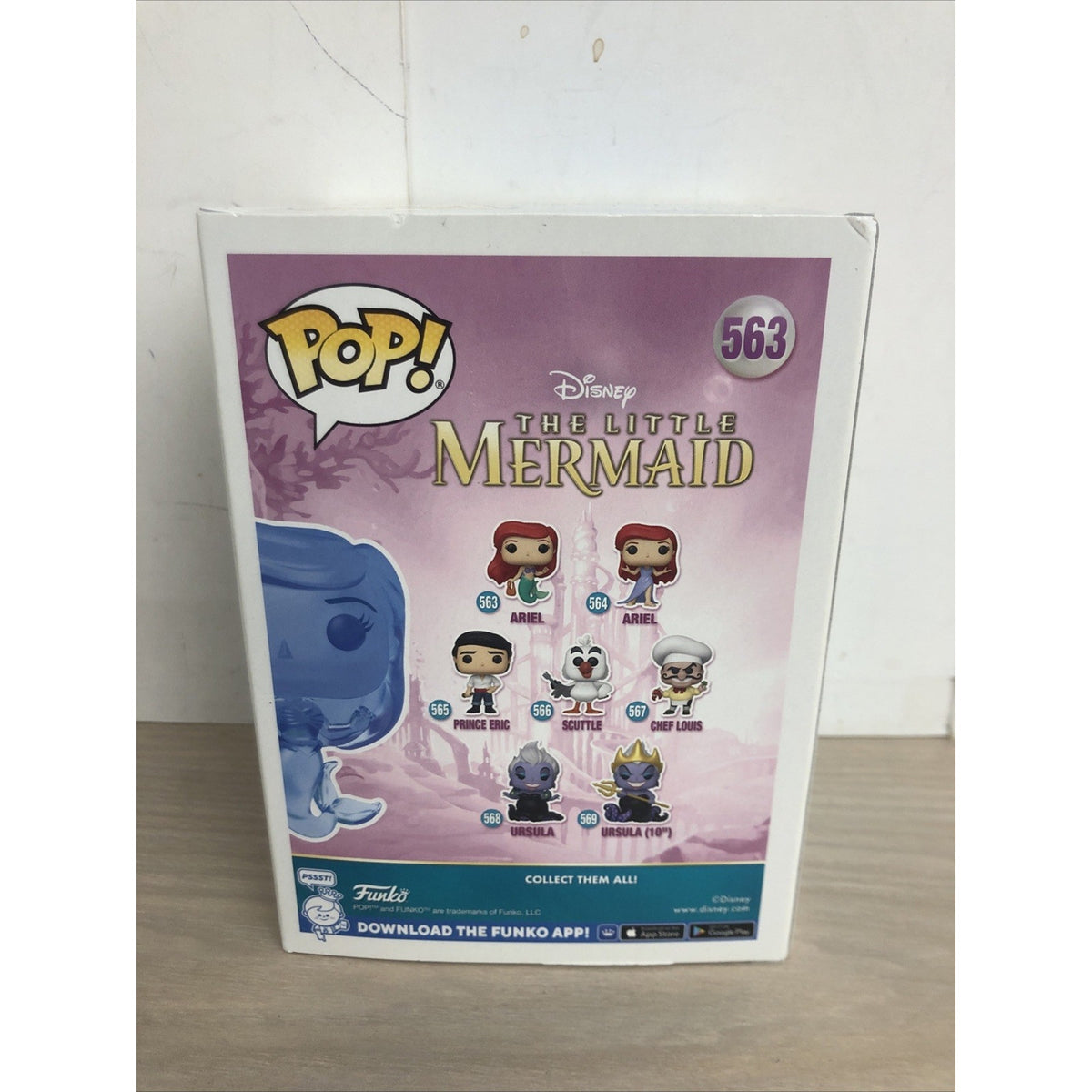 Funko Pop! Vinyl: Disney - Ariel (Translucent Blue) - Entertainment Earth...