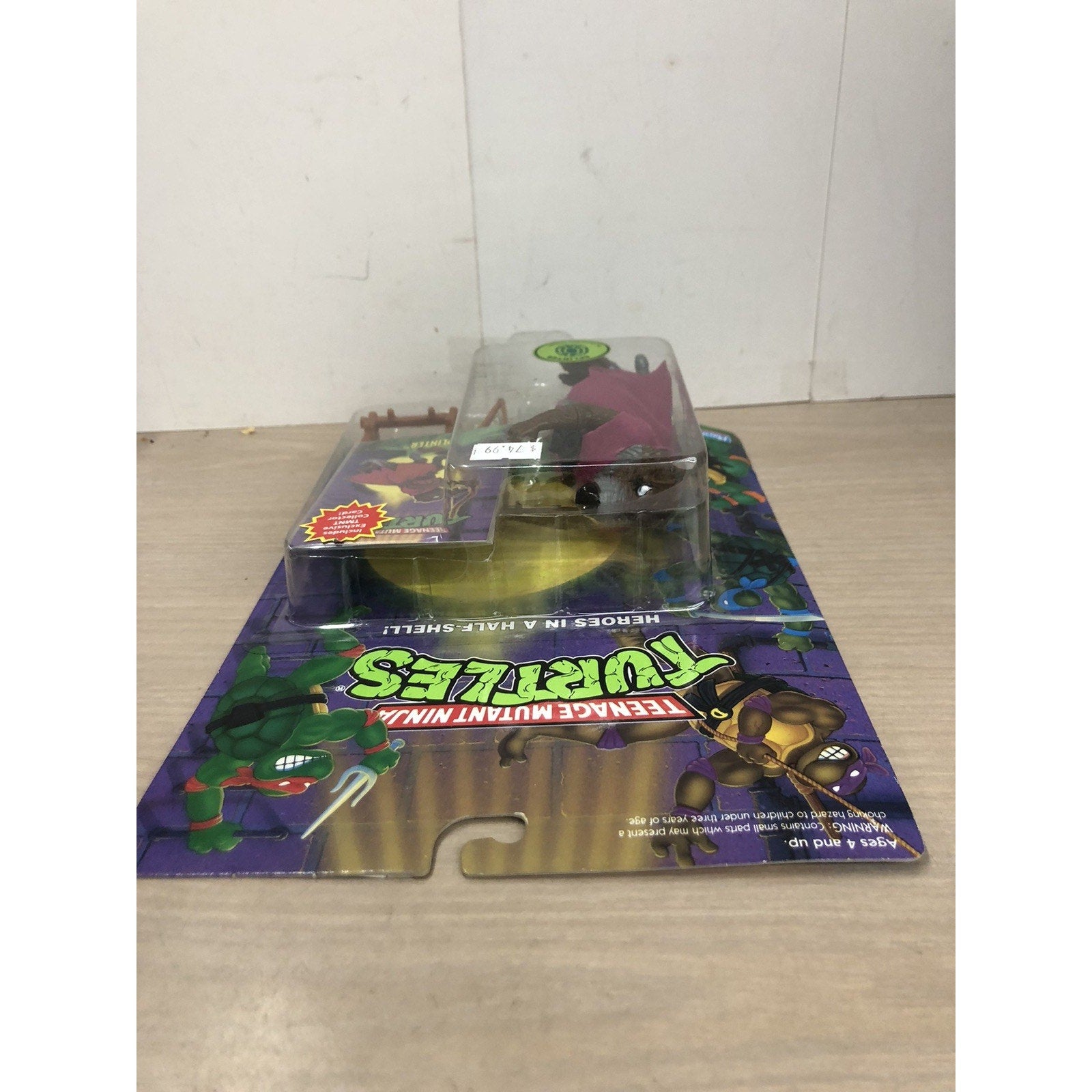 1992 Vintage Teenage Mutant Ninja Turtles Splinter Playmates TMNT Trading Card