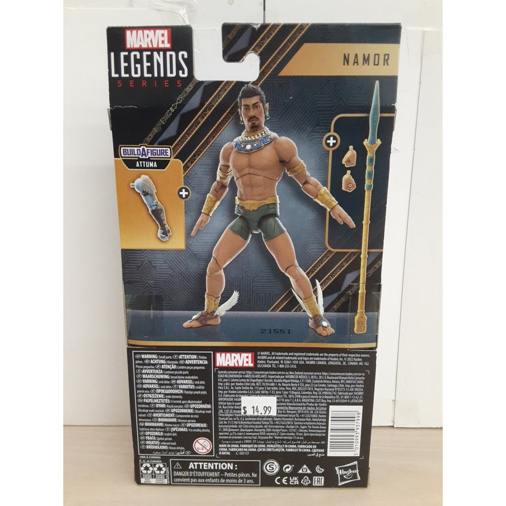 Marvel Legends Black Panther: Wakanda Forever Namor Action Figure Attuma BAF