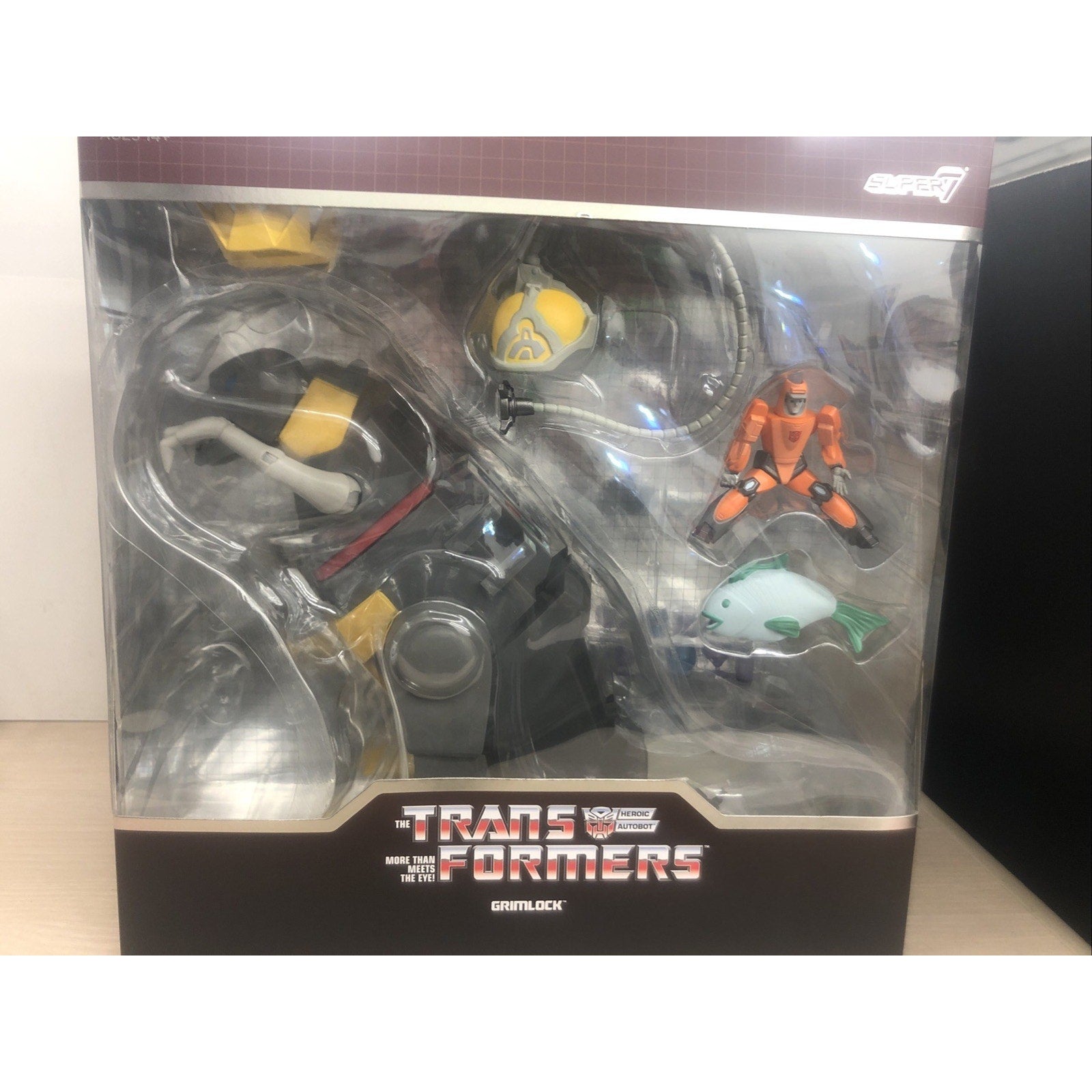 Super7 Ultimates Transformers Grimlock Figure- In Box