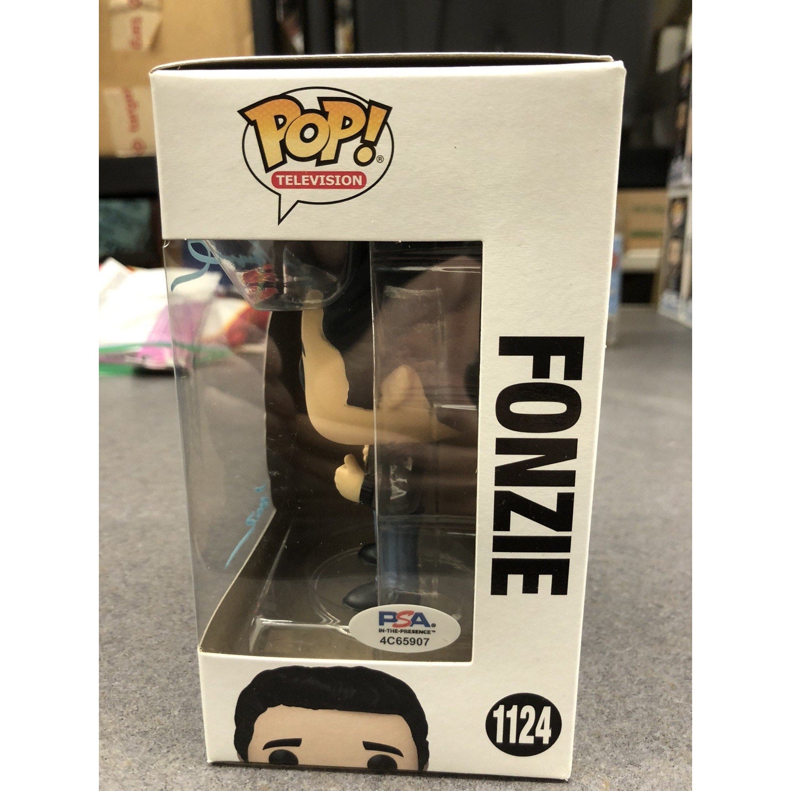 Henry Winkler Fonzie Autographed Funko Pop Happy Days Funko #1124 PSA COA Signed