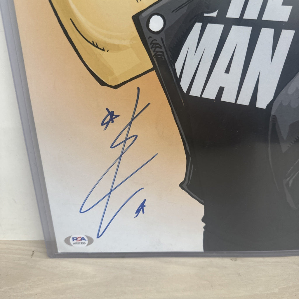 Becky Lynch Custom Autograph 11x17 PSA COA