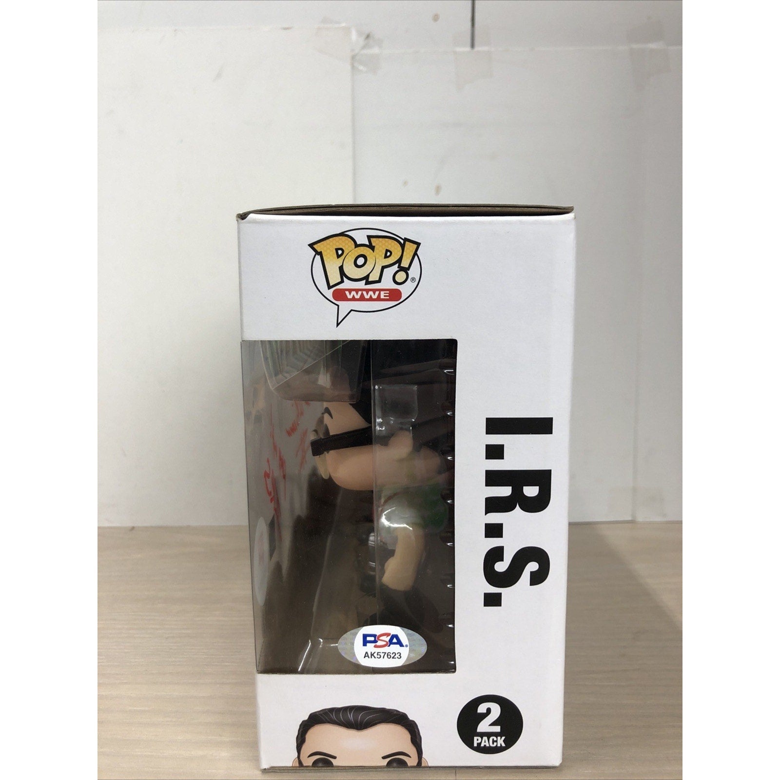 Funko : WWE - "Million Dollar Man" Ted DiBiase & I.R.S. 2 Pack Signed PSA COA