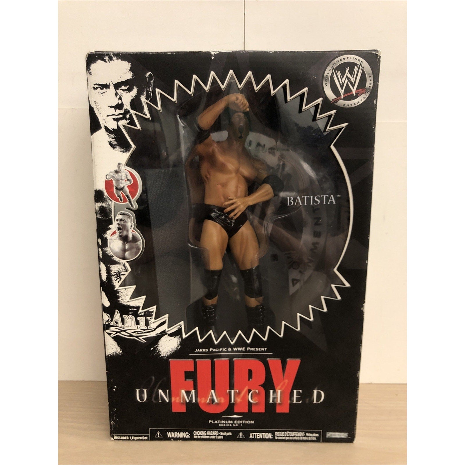 WWE Fury Unmatched Action Figure Batista Platinum Edition Series 1 2007