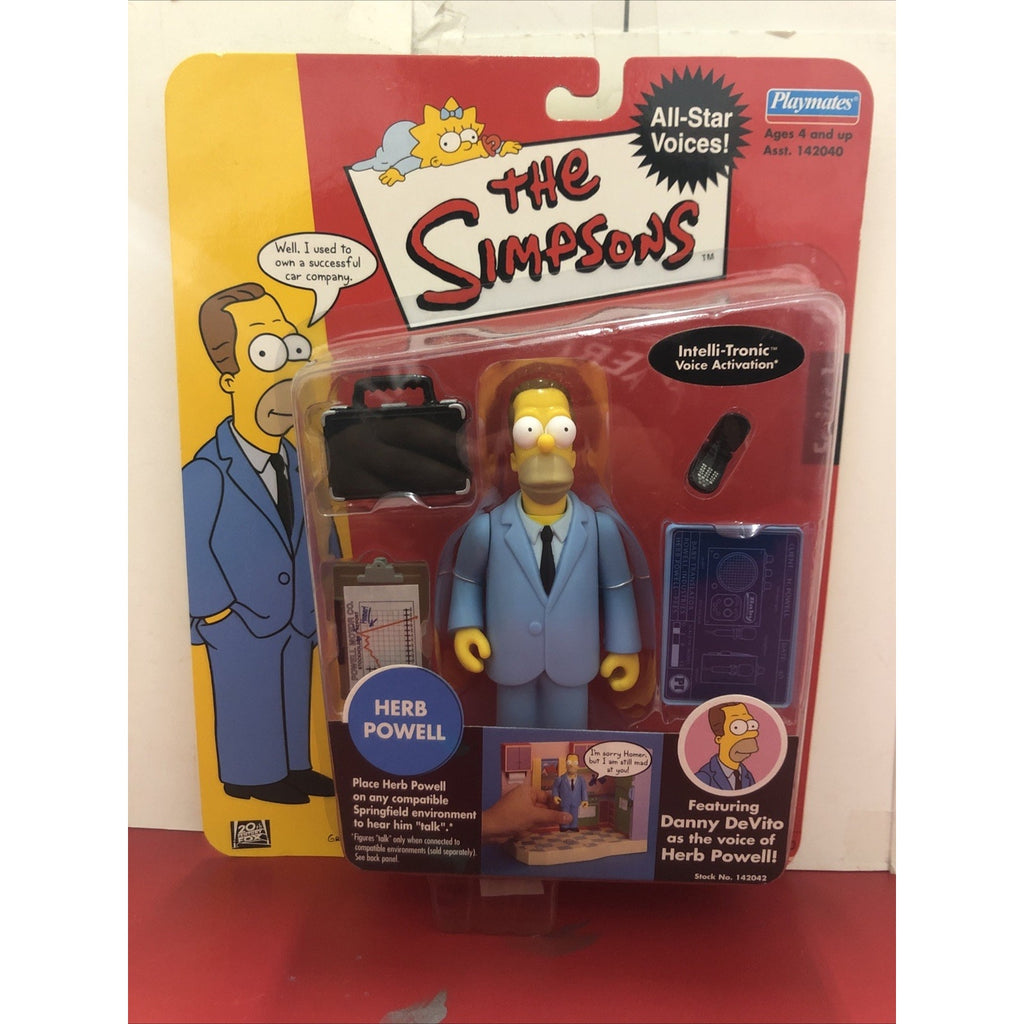 2002 The Simpsons All-Star Voices! Series #1 Herb Powell Playmates