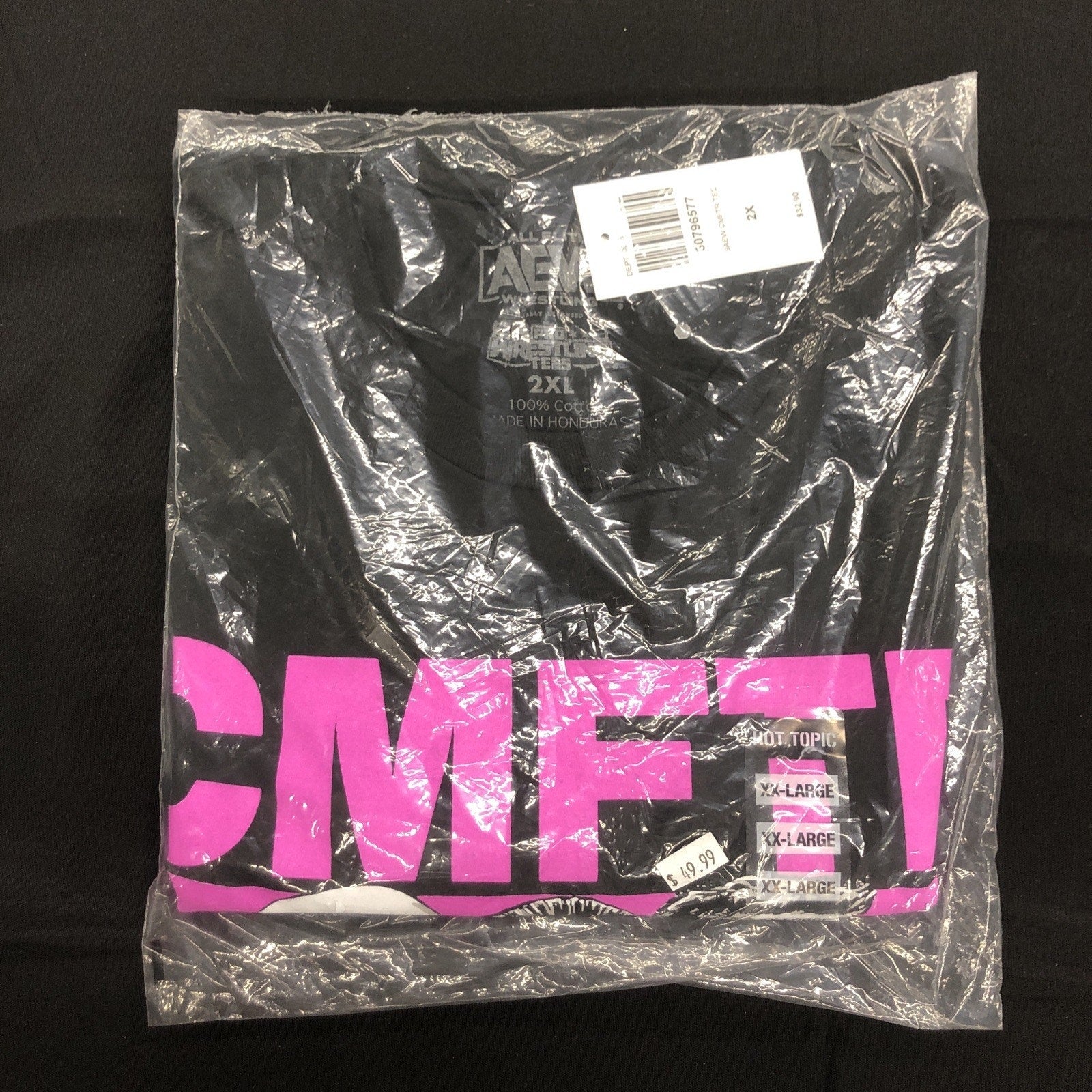 AEW CMFTR CM Punk Dax Harwood Cash Wheeler Black T-Shirt 2XL