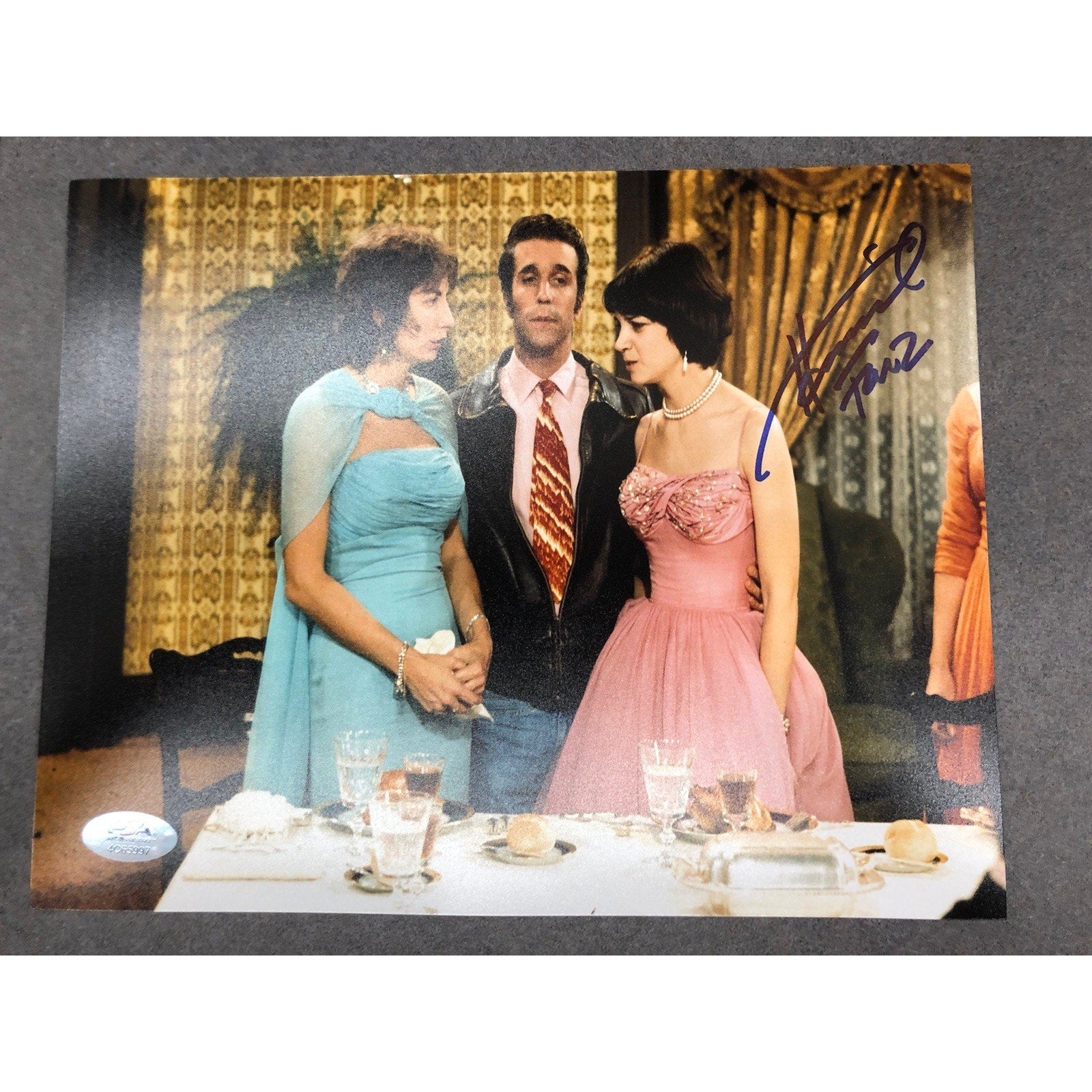 Henry Winkler Happy Days L&S signed 8x10 PSA Autograph Inscribed FONZ