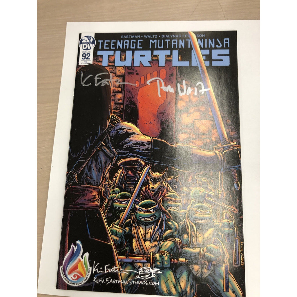 TMNT #92 IDW Comics And Ponies SIGNED BY KEVIN EASTMAN And Tom Waltz