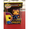 TYLER MANE SIGNED MICHAEL MYERS FUNKO POP 03 Black Light AUTOGRAPH PSA COA