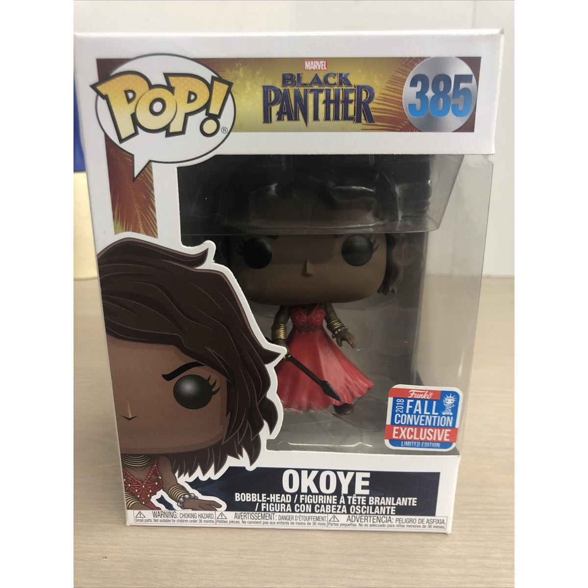 Pop! Okoye (Red Dress) 2018 NYCC Exclusive #385