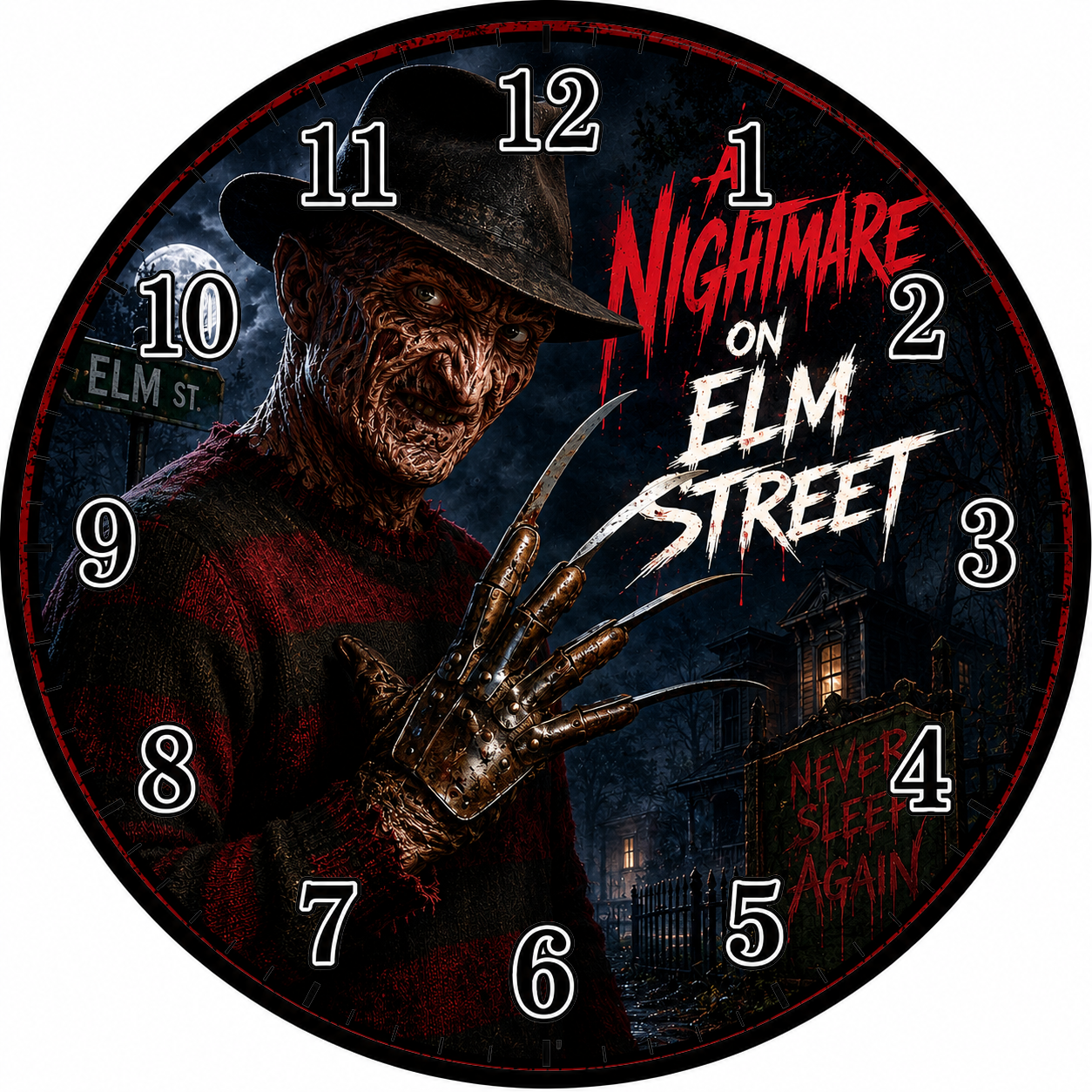 Vinyl Record Themed Clocks