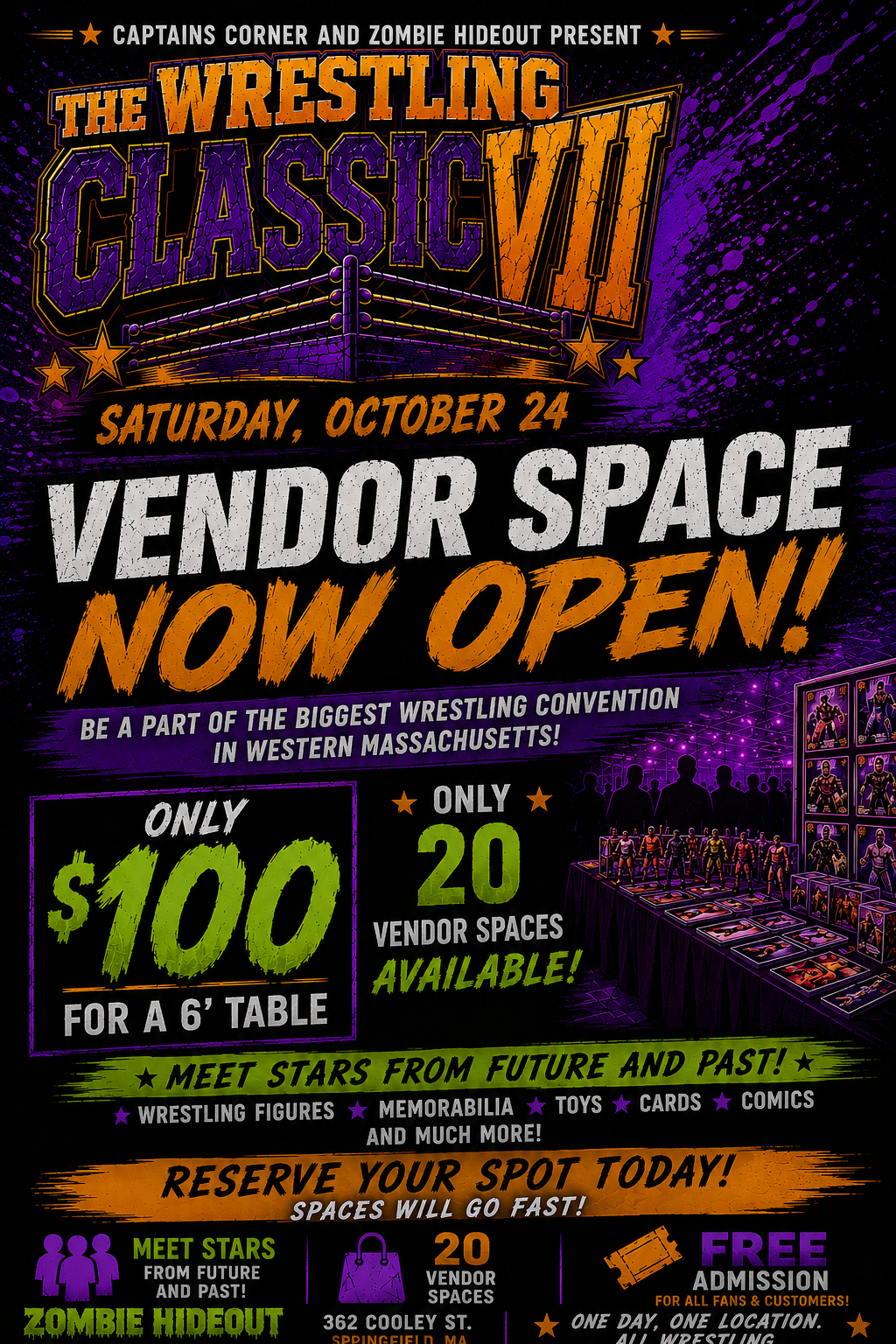 Wrestling Classic VII Vendor Space