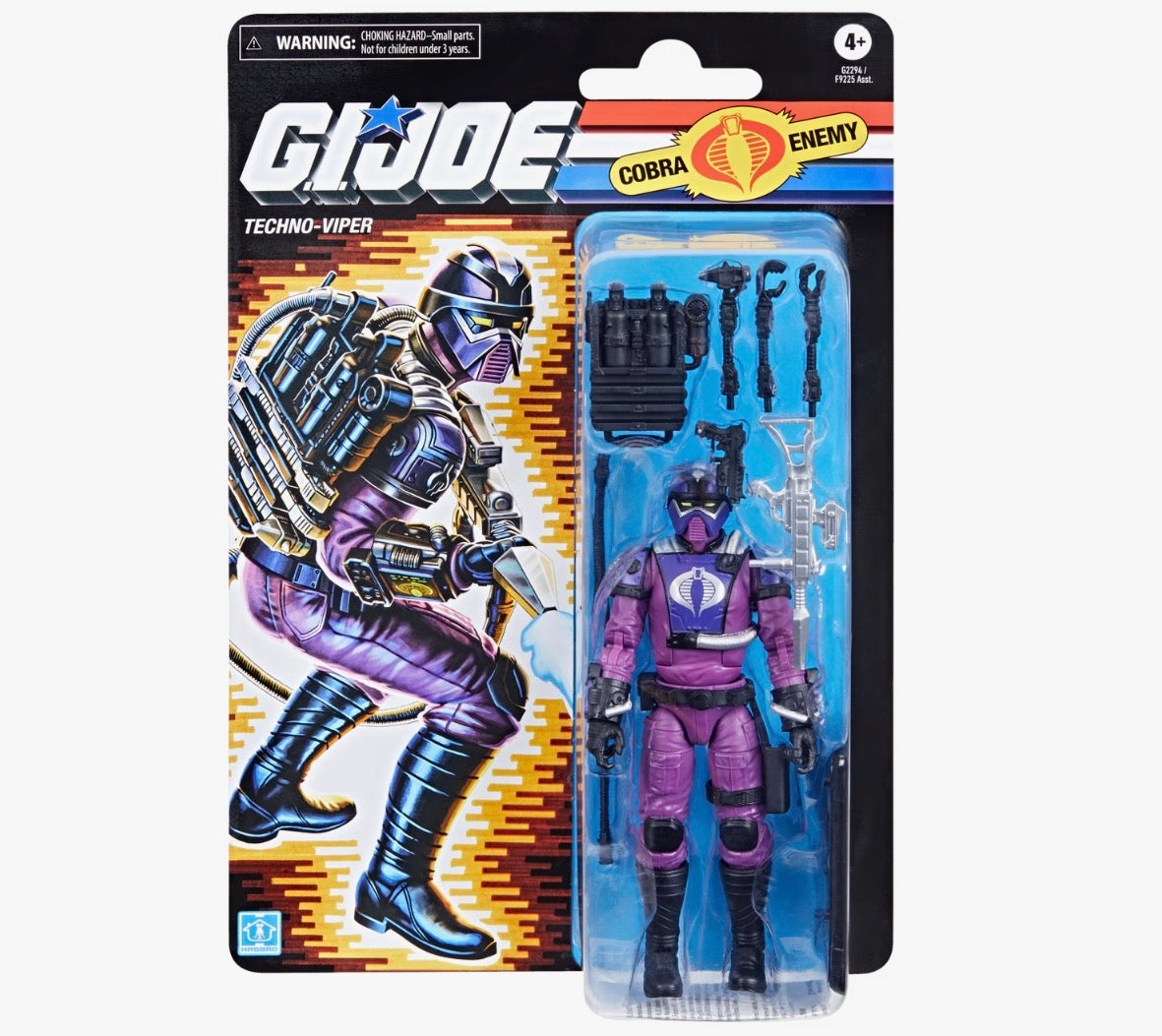 Hasbro G.I. Joe Classified Series Retro Cardback Techno-Viper 6-in Action Figure