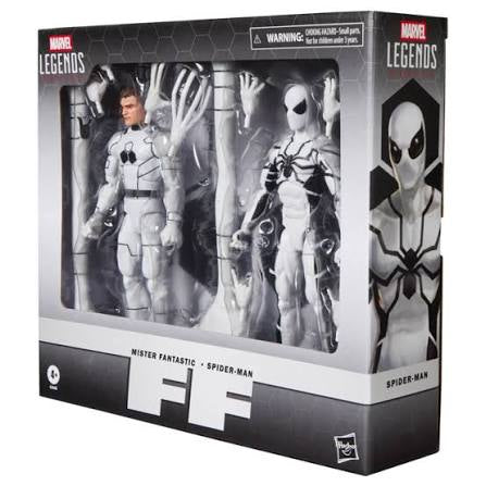 Hasbro Marvel Legends Series Future Foundation Mister Fantastic and Spider-Man with Comics 6-in Action Figure Set