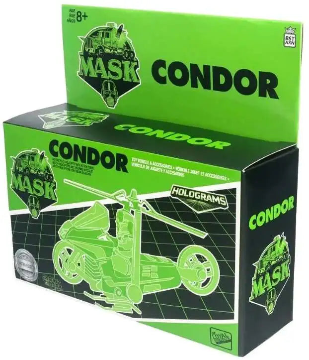 MASK 40th Anniversary Condor Transforming Vehicle & Action Figure [Hologram Edition]