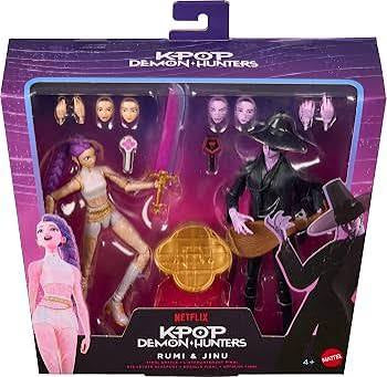 Mattel KPop Demon Hunters Rumi & Jinu 2-Pack Action Figure