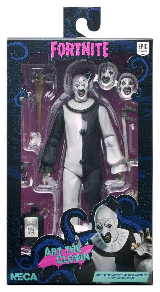 NECA Fortnite Fortnitemares Art The Clown Action Figure
