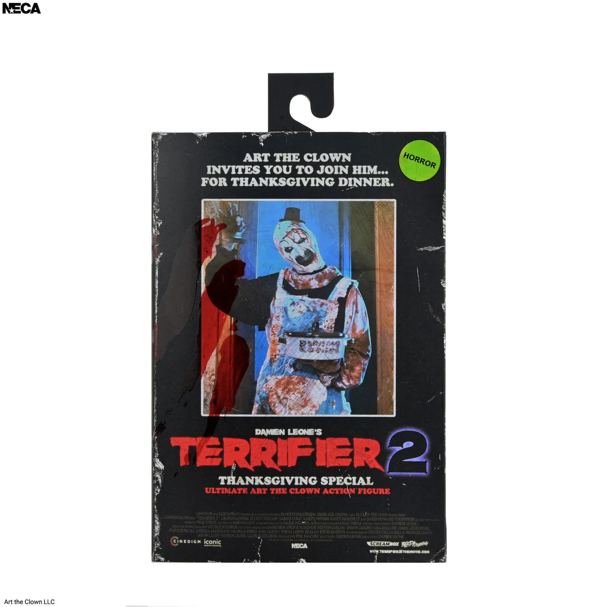 NECA Dameon Leone’s Terrifier 2 Thanksgiving Special Ultimate Art The Clown Action Figure