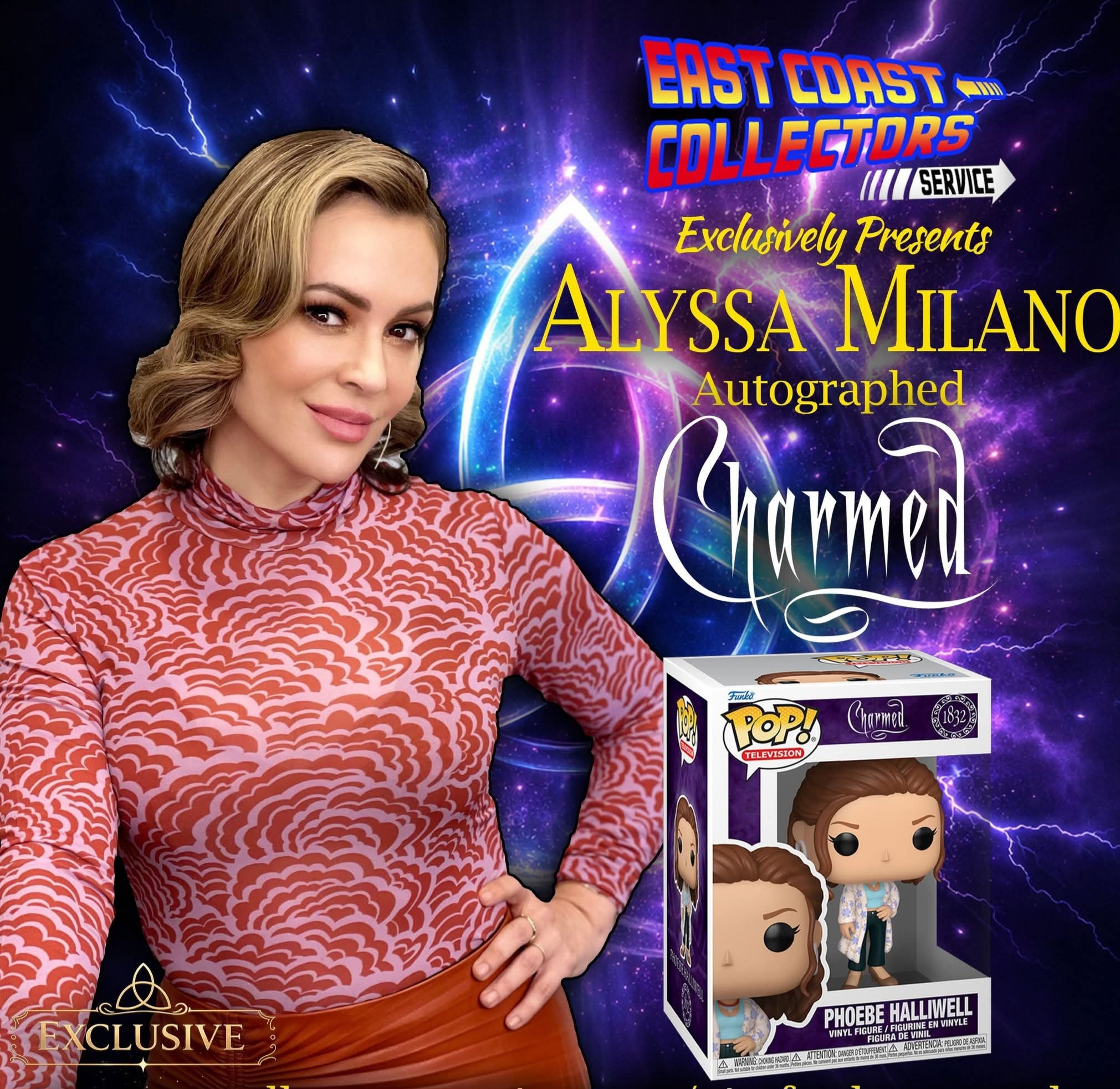 Alyssa Milano Signed Funko Private Signing